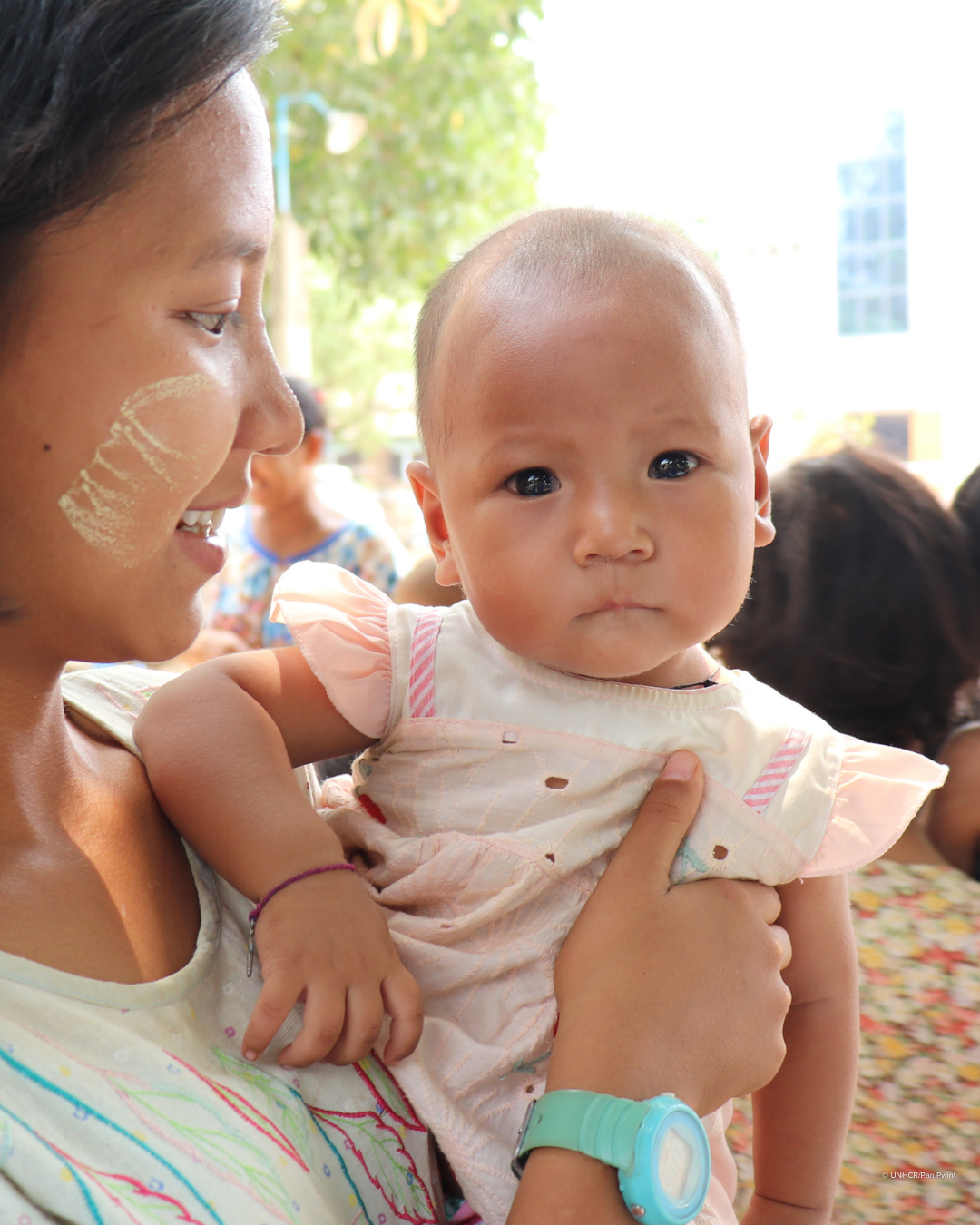 Baby in Myanmar.