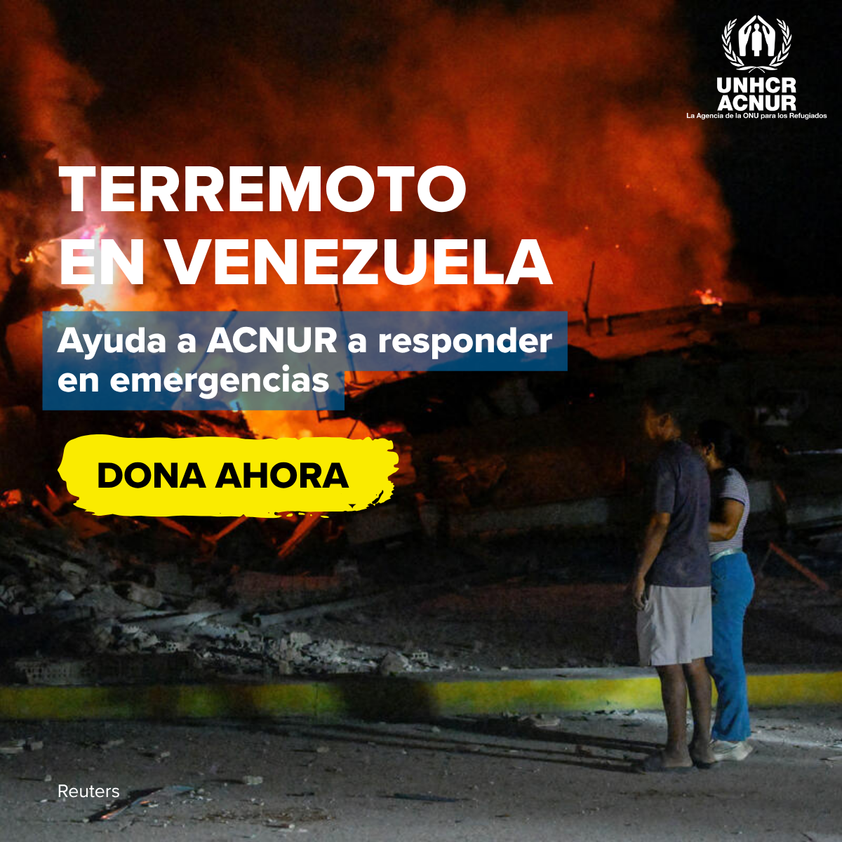 Venezuela earthquake fire