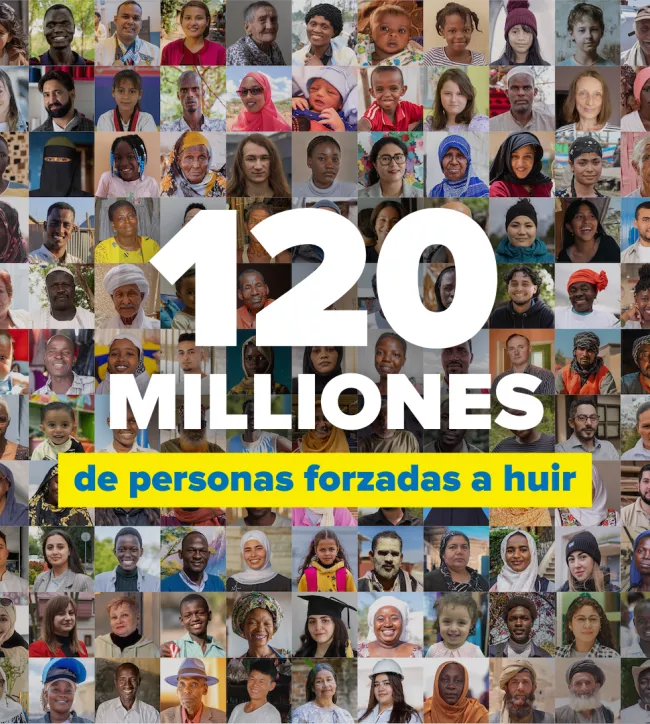 120 Millones de personas forzadas a huir