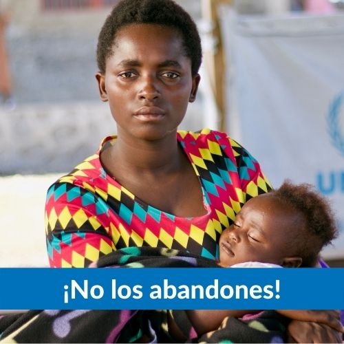 Mujer con hijo en la República Centroafricana